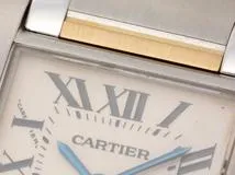 Cartier　カルティエ　タンクフランセーズSM　W51007Q4　K18/SS　ホワイト文字盤　女性用クオーツ時計【473】