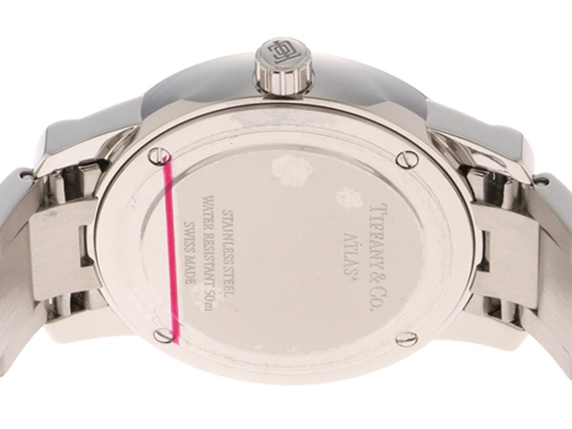 Tiffany＆Co　ティファニー　アトラス 2　クォーツ　SS　63452807　ティファニーブルー文字盤レディース【431】2148103874970
