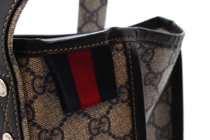グッチ　GUCCI　トートバッグ　シェリーライン　PVC　GGスプリーム GUCCI グッチ シェリーライン トートバッグ 211135 GG