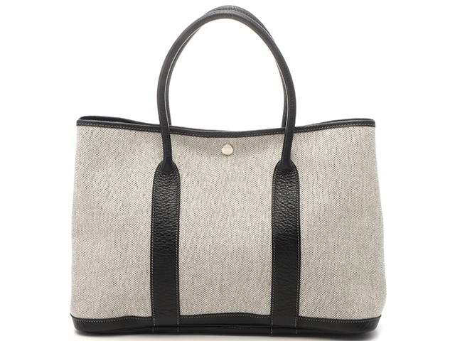 HERMÈS グレー トートバッグ エルメス(HERMES)エルメス ガーデンパーティGM トートバッグ