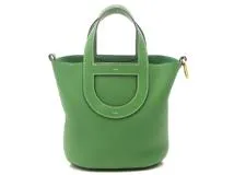 HERMES エルメス インザループ18 ヴェールユッカ ゴールド金具