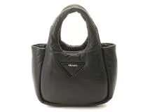 PRADA バッグ　ブラック Black Prada Brique Saffiano Leather Bag | PRADA