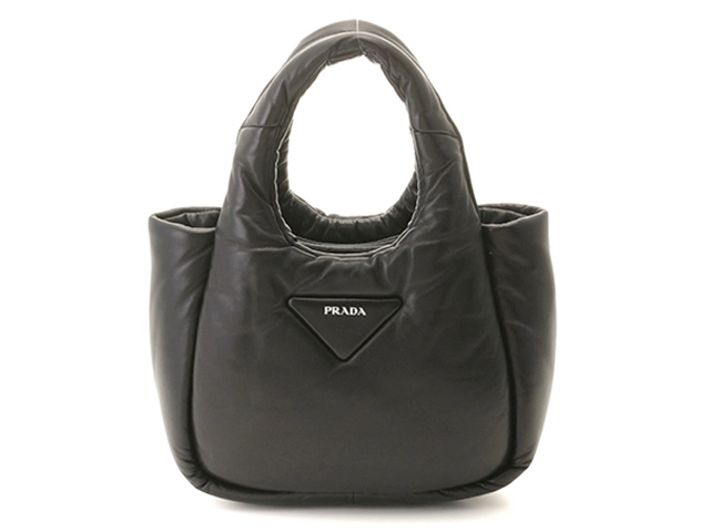 PRADA プラダ 2wayバッグ ブラック レザー 1BA359【472】YY の購入なら