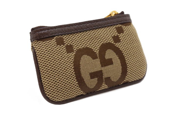 GUCCI グッチ ジャンボGG コインケース キーリング付き 671722