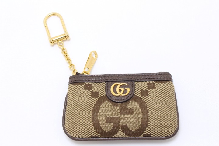 GUCCI グッチ ジャンボGG コインケース キーリング付き 671722