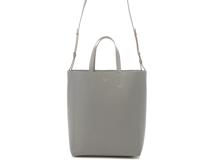 CELINE　セリーヌ　バーティカル　カバスモール　2WAYトートバッグ　グレー　レザー【433】2148103877926