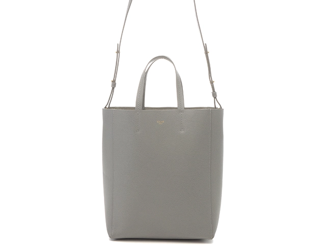 美品　セリーヌ　バーティカルカバ　グレー CELINE CELINE(セリーヌ) バーティカルカバ スモール トート