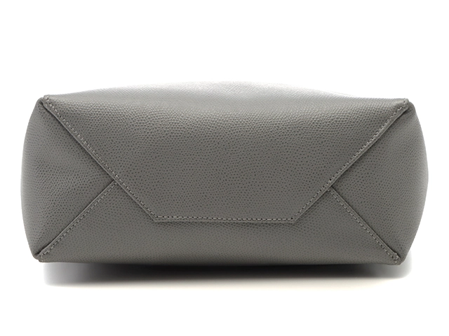 CELINE　セリーヌ　バーティカル　カバスモール　2WAYトートバッグ　グレー　レザー【433】2148103877926