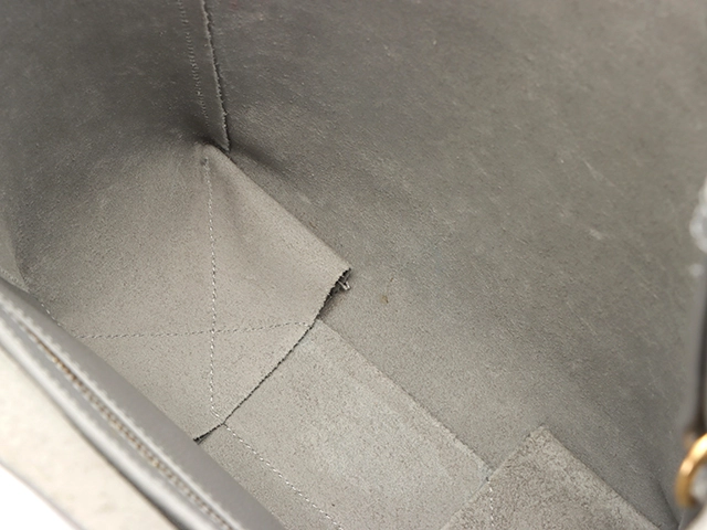 CELINE　セリーヌ　バーティカル　カバスモール　2WAYトートバッグ　グレー　レザー【433】2148103877926