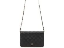 CHANEL シャネル マトラッセ ダブルフラップ チェーンウォレット