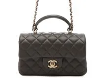 CHANEL シャネル ショルダーバッグ ミニマトラッセ20 トップハンドル