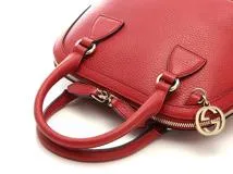 GUCCI グッチ 2wayバッグ レッド レザー 449661 2148103878206 【200