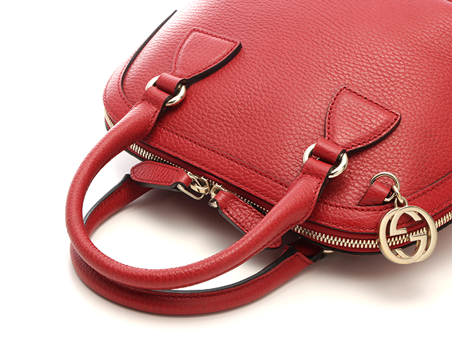 GUCCI グッチ 2wayバッグ レッド レザー 449661 2148103878206 【200