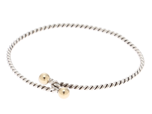TIFFANY&Co.ティファニー★ツイストワイヤーブレスレット★シルバー925 TIFFANY&CO ティファニー ツイストワイヤーブレスレット