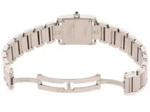 Cartier カルティエ レディース クオーツ タンクフランセーズSM W51008Q3 シルバー文字盤 SS【472】HK
