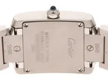 Cartier カルティエ レディース クオーツ タンクフランセーズSM W51008Q3 シルバー文字盤 SS【472】HK