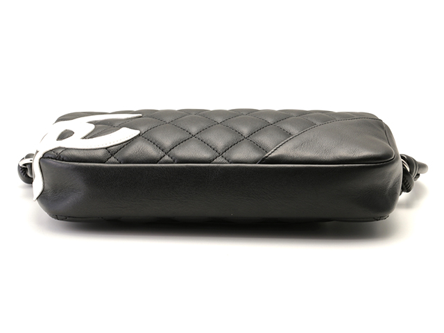 CHANEL シャネル カンボンラインアクセサリーポーチ ブラック
