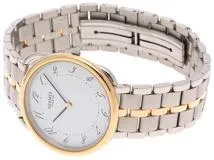 【純正】良品 エルメス 7コマ 14mm用 シルバー/ゴールド メンズ 腕時計用 HERMES エルメス アルソーコンビ AR4.720 ステンレススチール