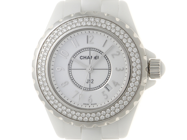 CHANEL シャネル J12 ホワイト ステンレス/セラミック H0967