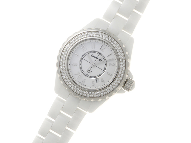 CHANEL シャネル J12 ホワイト ステンレス/セラミック H0967