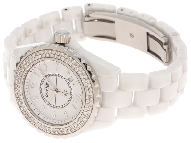CHANEL シャネル J12 ホワイト ステンレス/セラミック H0967