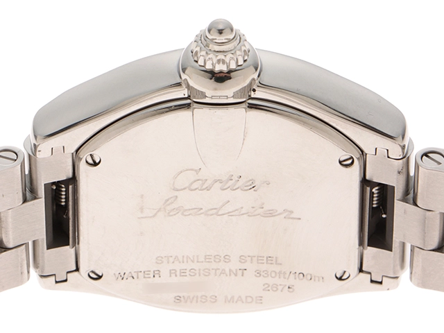 Cartier　カルティエ　ロードスターSM　W62016V3　ステンレススチール　クォーツ　レディース　腕時計　C