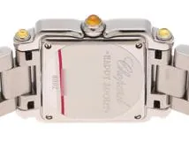 Chopard　ショパール　ハッピースポーツ　スクエア　27/8893-30　ステンレススチール　シェル文字盤　クォーツ　レディース　腕時計　Ｋ