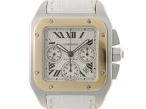 Cartier  カルティエ　サントス 100 XL　W20091X7　YG/SS　メンズ　自動巻き2148103879937【432】