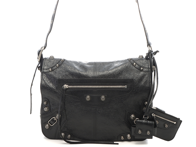 ■極美品■ 激レアBALENCIAGA ショルダーバッグ　　黒　レザー　ゴールド 楽天市場】【中古】バレンシアガ BALENCIAGA ショルダーバッグ