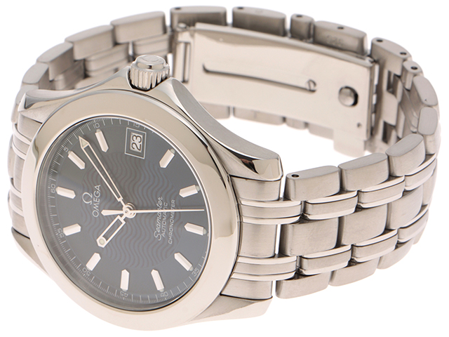 OMEGA オメガ シーマスター 120m 2501.81 ブルー ステンレススチール