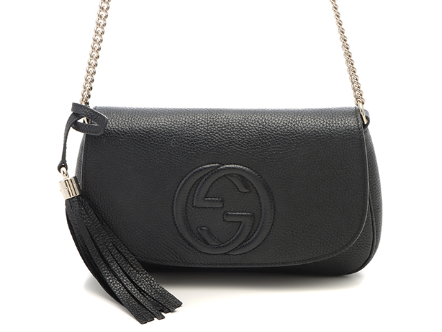 GUCCI グッチ インターロッキングG ソーホーチェーンショルダー
