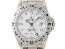W番　ROLEX　ロレックス　時計　エクスプローラーⅡ　SS　自動巻き　16570　ホワイト文字盤メンズ【431】