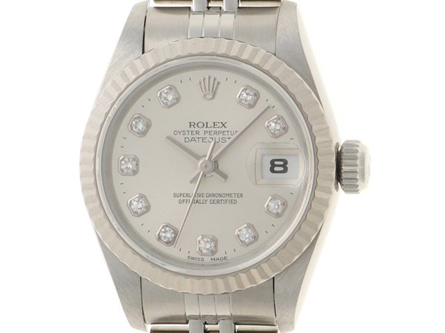 ロレックス ROLEX デイトジャスト 69174 ホワイトローマン W番  