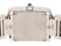 Cartier  カルティエ　タンクフランセーズ　SM　W4TA0008　SS/ダイヤ　シルバー　レディース　クォーツ2148103881039【432】