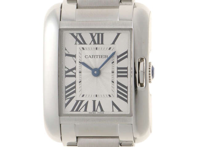 Cartier カルティエ タンクアングレーズ W5310022 ステンレススチール  