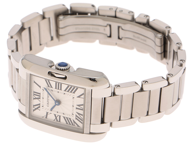 Cartier カルティエ タンクアングレーズ W5310022 ステンレス