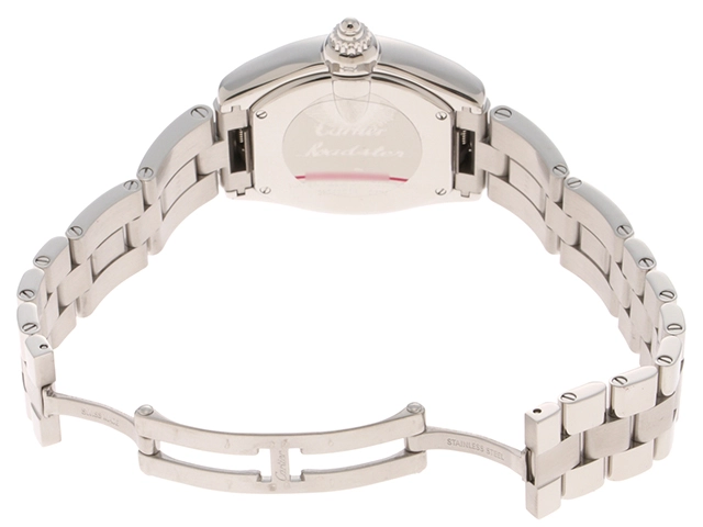 Cartier カルティエ ロードスターSM W62016V3 シルバー文字盤 SS レディース腕時計 クォーツ 【431】