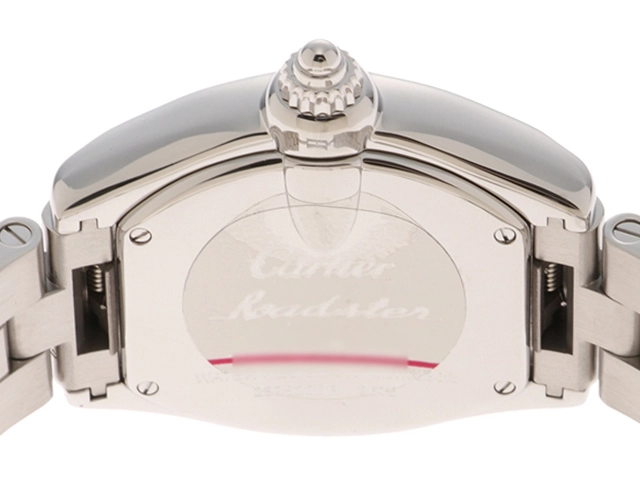 Cartier カルティエ ロードスターSM W62016V3 シルバー文字盤 SS レディース腕時計 クォーツ 【431】
