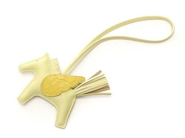 【最安値】エルメス　ロデオペガサスチャームPM エトゥープ　W刻印2024年 HERMES - 【中古】 HERMES エルメス ロデオ ペガサス PM
