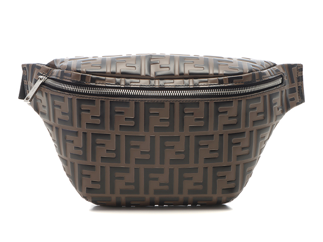 FENDI フェンディ ズッカ ショルダーバッグ ブラウン／ブラック