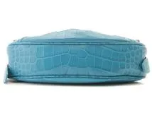 BALENCIAGA バレンシアガ ル カゴールXS ライトブルー エンボス