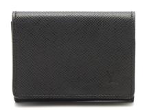 LOUIS VUITTON ルイヴィトン 名刺入れ アンヴェロップ・カルト ドゥ ヴィジットNM タイガ アルドワース イニシャル入り(K.T) M64595【472】YY