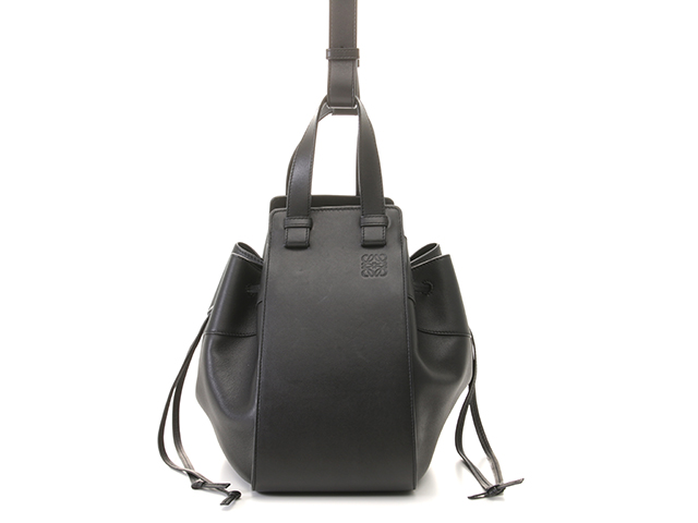 ロエベ ハンモック ドローストリング レザー バッグ LOEWE ロエベ ハンモック ドローストリングバッグ ミニ ライム