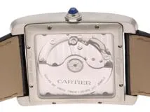 CARTIER カルティエ タンク MC LM ブラック ステンレス/革 W5330004 メンズ 自動巻き 2148103882043 【432】