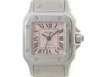 Cartier カルティエ サントス ガルベSM アジア限定 ピンク W20062D6 SS