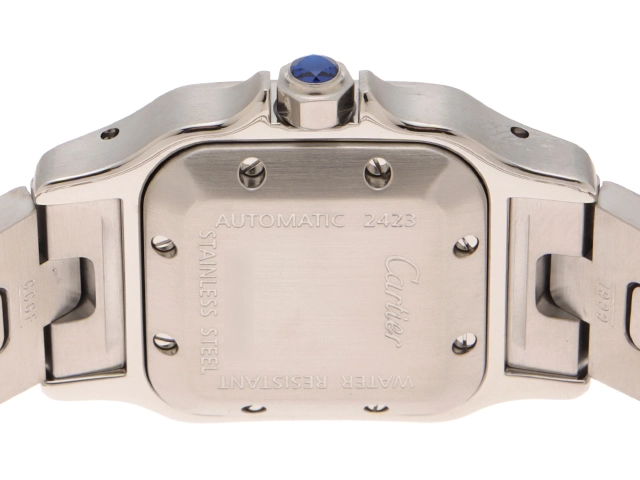 Cartier  カルティエ　サントス ガルベSM アジア限定　ピンク　W20062D6　SS　レディース　自動巻き2148103882081【432】