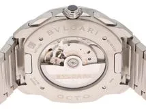 BVLGARI　ブルガリ　オクト ローマ クロノグラフ　103829(OC42SCH)　ステンレス　SS　ブルー　メンズ　自動巻き【432】2148103882159