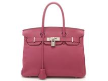 HERMES エルメス ハンドバッグ バーキン30 トスカ/シルバー金具 トゴ 内縫い □O刻印(2011年頃)【472】YY