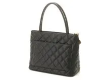 CHANEL シャネル 復刻トート ブラック ゴールド金具 キャビア