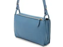 PRADA プラダ ショルダーバッグ ライトブルー レザー 2148103883439